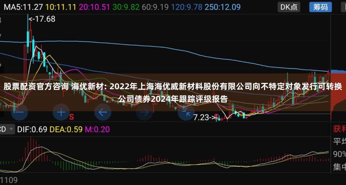 股票配资官方咨询 海优新材: 2022年上海海优威新材料股份有限公司向不特定对象发行可转换公司债券2024年跟踪评级报告