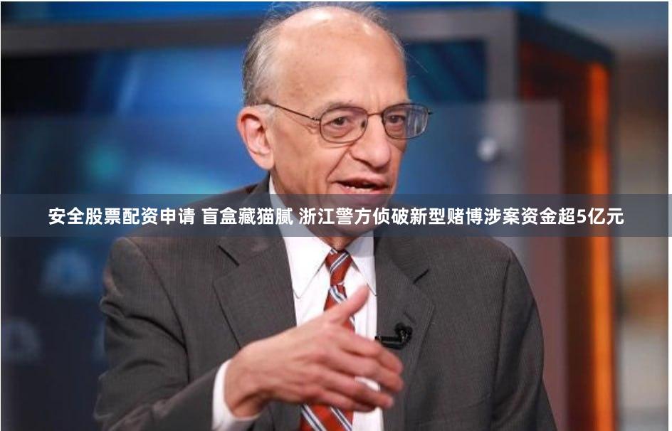 安全股票配资申请 盲盒藏猫腻 浙江警方侦破新型赌博涉案资金超5亿元