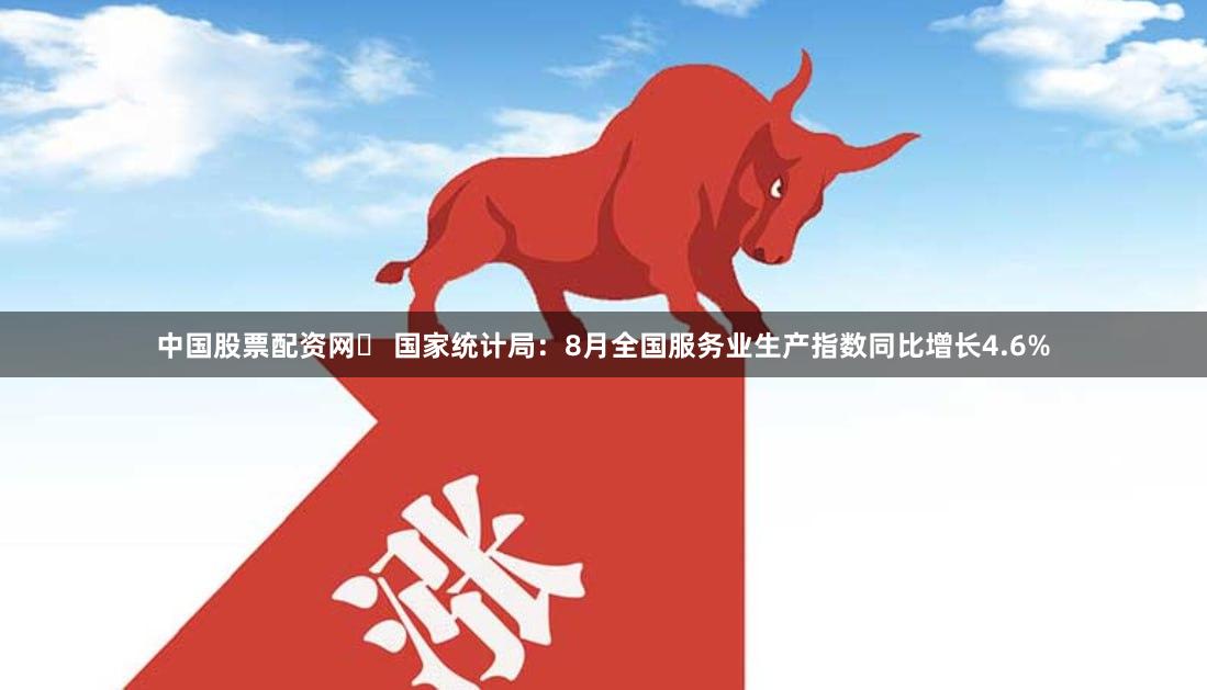 中国股票配资网	 国家统计局：8月全国服务业生产指数同比增长4.6%