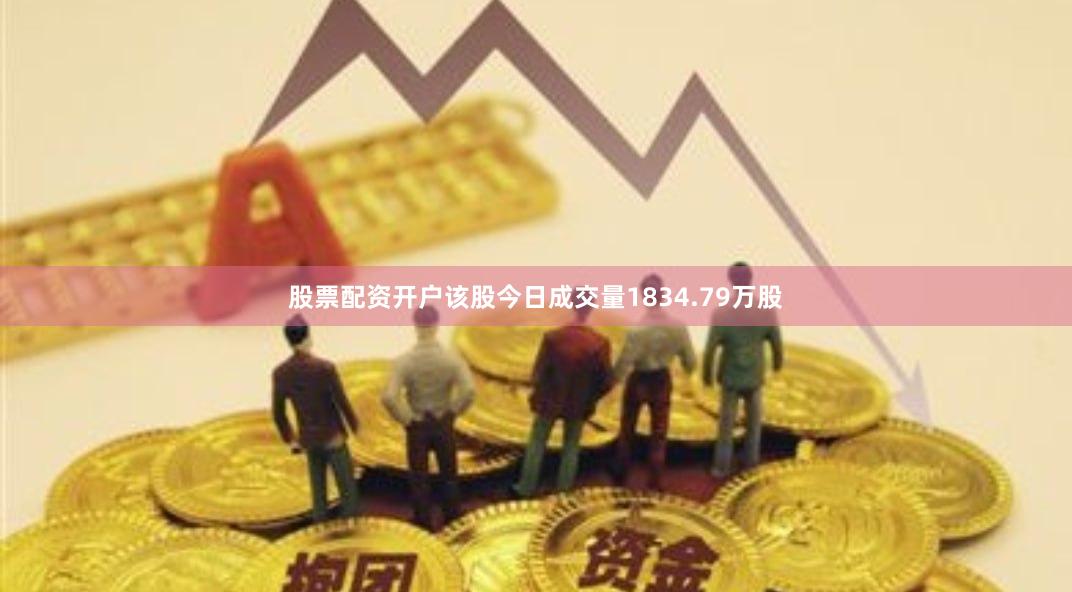 股票配资开户该股今日成交量1834.79万股