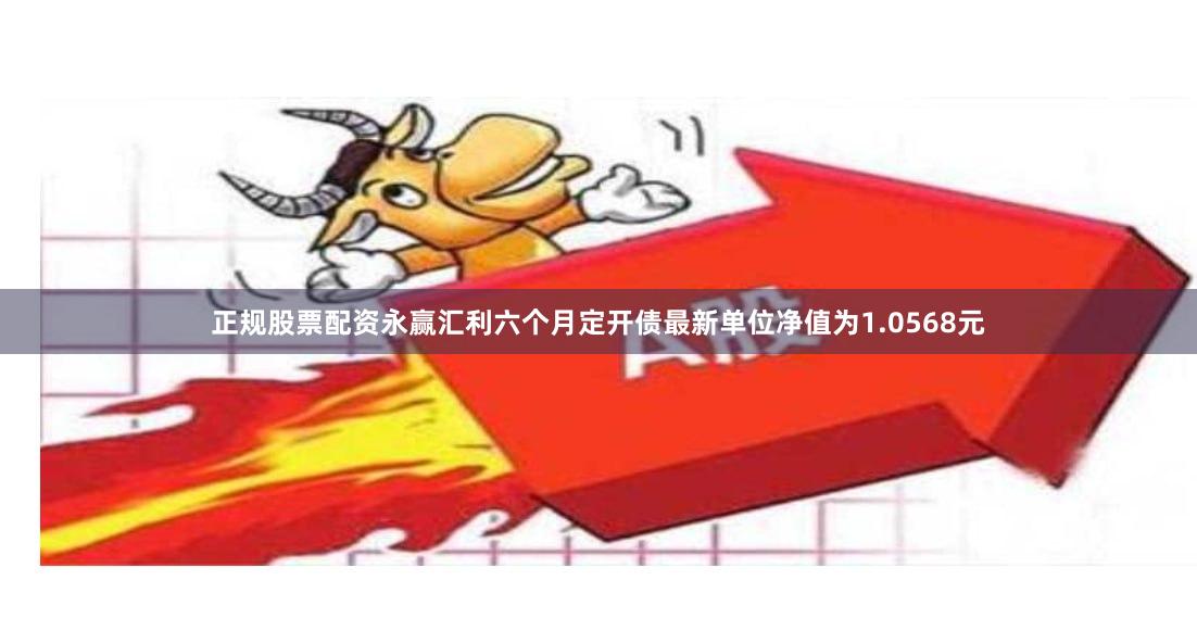 正规股票配资永赢汇利六个月定开债最新单位净值为1.0568元